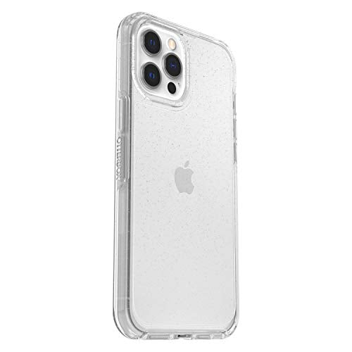 OtterBox Symmetry Series Clear - Back cover for mobile phone - polycarbonate, synthetic rubber - stardust (glitter) - for Apple iPhone 12 Pro Max
