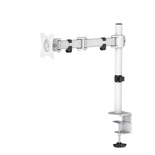 Neomounts by Newstar Select NM-D135 - Mounting kit - for LCD display (full-motion) - white - screen size: 10"-30" - clamp mountable, grommet, desk-mountable