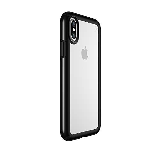 Speck Presidio Show Clear Black iPhone X Phone Case IMPACTIUM Shock Barrier Dust Resistant Scratch Resistant Shock Resistant