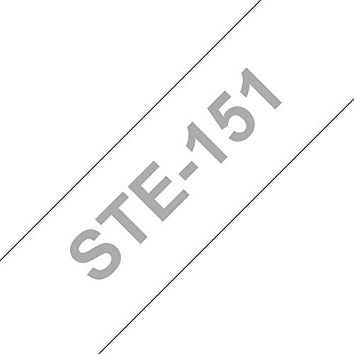 Best Value Brother STe-151 Labelling Tape Cassette, 24 mm (W) x 3 m (L), Stencil Tape, Brother Genuine Supplies