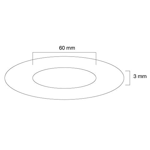NewStar Ceiling mount cover for FPMA-C200/C400SILVER/PLASMA-C100 (60 mm diameter) - White - Mounting component (pole cover) for LCD / plasma panel - white - ceiling mountable