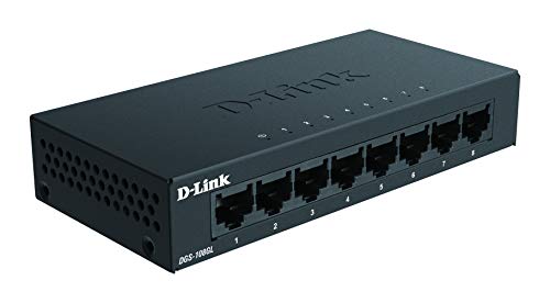 D-Link DGS 108GL - Switch - unmanaged - 8 x 10/100/1000 - desktop