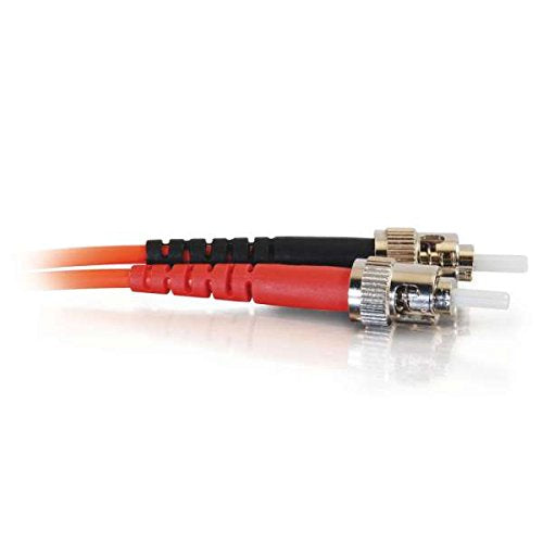 C2G ST-ST 50/125 OM2 Duplex Multimode PVC Fiber Optic Cable (LSZH) - Patch cable - ST multi-mode (M) to ST multi-mode (M) - 3 m - fibre optic - duplex - 50 / 125 micron - OM2 - halogen-free - orange