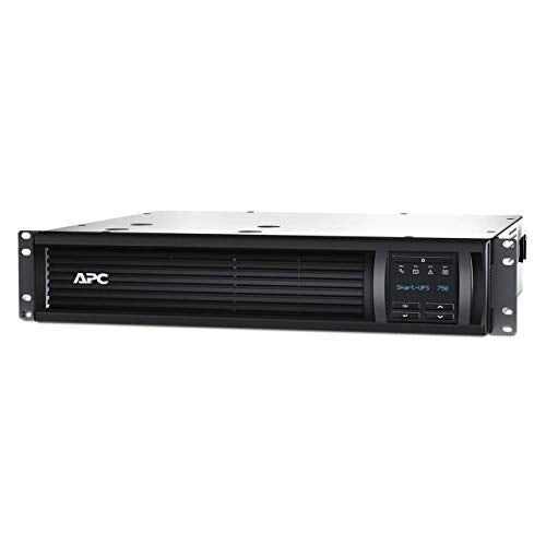 APC Smart-UPS 750VA LCD RM - UPS (rack-mountable) - AC 230 V - 500 Watt - 750 VA - Ethernet, RS-232, USB - output connectors: 4 - 2U - black - for P/N: AR3103SP, AR3106SP, AR4024SP, AR4024SPX429, AR4024SPX431, AR4024SPX432, NBWL0356A