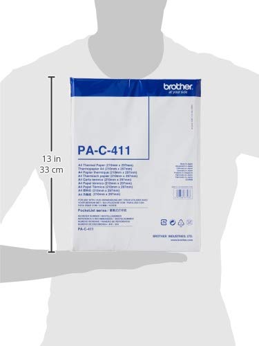 Brother - A4 (210 x 297 mm) 100 sheet(s) thermal paper - for PocketJet PJ-673, PJ-722, PJ-723, PJ-762, PJ-763, PJ-763MFi, PJ-773, PocketJet 6