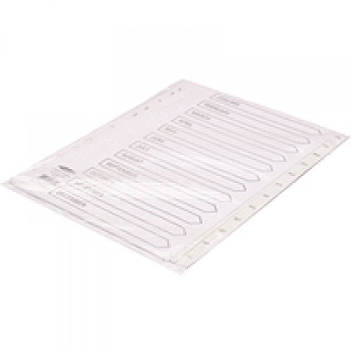 Concord Pp Jan-Dec A4 Index White 64701 