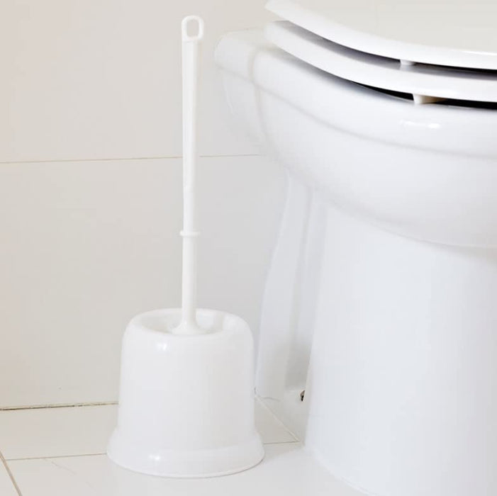 Addis Open Toilet Brush and Holder White