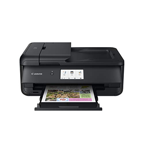 Canon PIXMA TS9550 - Multifunction printer - colour - ink-jet - A4 (210 x 297 mm), Legal (216 x 356 mm) (original) - A3 (media) - up to 15 ipm (printing) - 200 sheets - USB 2.0, LAN, Bluetooth, Wi-Fi(n) - black