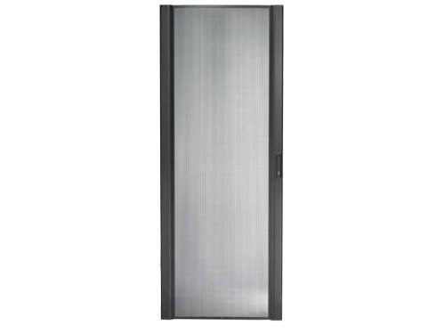 NetShelter SX 48U 600mm Wide Perforated Curved Door Black *** SPECIAL DELIVERY - SHIPS DIRECT FROM VENDOR - INFORMATION REQUIRED - CALL SALES FOR COST**