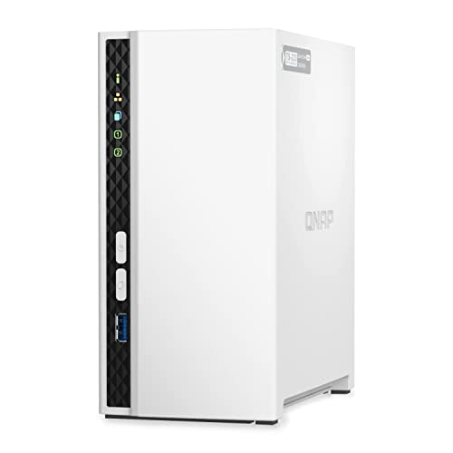 QNAP TS-233 - NAS server - 2 bays - SATA 6Gb/s - RAID 0, 1, JBOD - RAM 2 GB - Gigabit Ethernet - iSCSI support