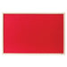 Best Value Felt Notice Board Red 900 x 600 mm