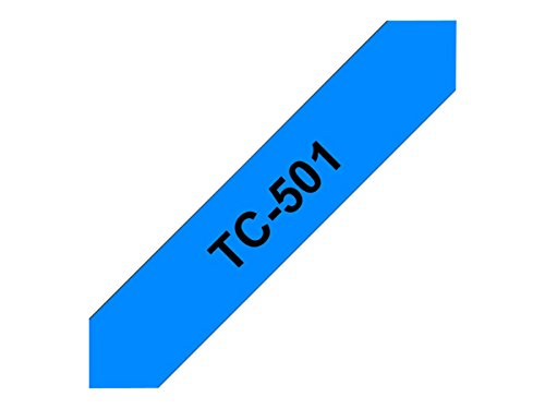 Brother - Black, blue - Roll (1.2cm x 7.7m) 1 pcs. printer tape - for P-Touch PT-15, PT-20, PT-2000, PT-3000, PT-500, PT-5000, PT-6, PT-8, PT-8E