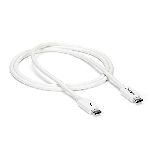 StarTech 1m Thunderbolt 3 Cable 20Gbps White