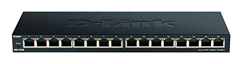 D-Link DGS 1016S - Switch - unmanaged - 16 x 10/100/1000 - desktop