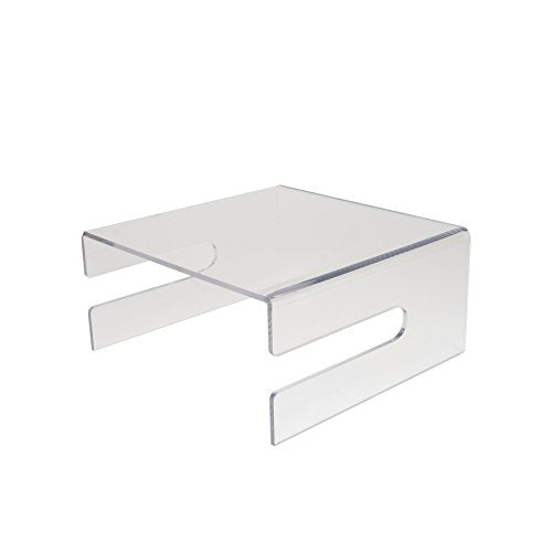 Newstar Transparent Monitor Stand (Clear Acrylic) - Monitor stand - transparent