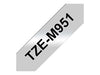 Brother TZe-M951 - Black on matte silver - Roll (2.4 cm x 8 m) 1 roll(s) laminated tape - for Brother PT-D600, P-Touch PT-D800, P900, P950, P-Touch Cube Plus PT-P710