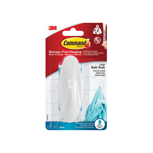 Command Designer Hook and Strips Large White 1HK+2S 17083
