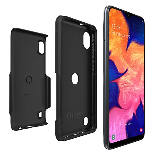 OtterBox Commuter Lite - Back cover for mobile phone - polycarbonate, synthetic rubber - black - for Samsung Galaxy A10