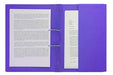 Forever Pocket Spiral File Foolscap, Purple, Pack 25