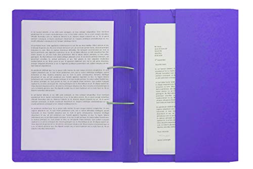 Forever Pocket Spiral File Foolscap, Purple, Pack 25