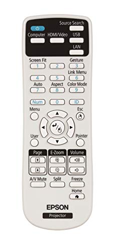 Epson EB-2250U - LCD projector - 5000 lumens (white) - 5000 lumens (colour) - WUXGA (1920 x 1200) - 16:10 - 1080p - LAN