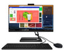 Lenovo IdeaCentre AIO 3 24ALC6 F0G1 - All-in-one - with stand - Ryzen 5 5500U / 2.1 GHz - RAM 8 GB - SSD 512 GB - NVMe - Radeon Graphics - GigE - WLAN: 802.11a/b/g/n/ac, Bluetooth 5.0 - Win 11 Home - monitor: LED 23.8" 1920 x 1080 (Full HD) - keyboard: UK - black - TopSeller