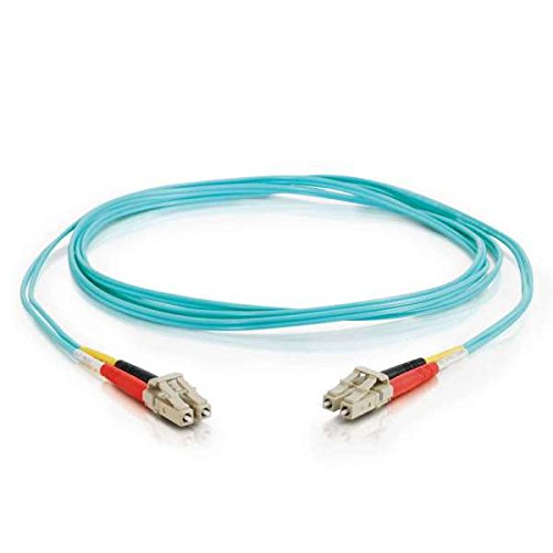 C2G LC-LC 10Gb 50/125 OM3 Duplex Multimode PVC Fiber Optic Cable (LSZH) - Network cable - LC multi-mode (M) to LC multi-mode (M) - 5 m - fibre optic - duplex - 50 / 125 micron - OM3 - halogen-free - aqua