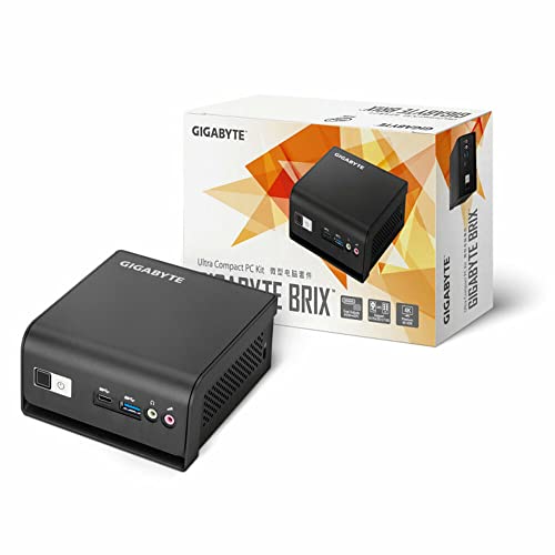 Gigabyte BRIX GB-BMCE-5105 (rev. 1.0) - Barebone - ultra compact mini PC - 1 x Celeron N5105 / 2 GHz - RAM 0 GB - UHD Graphics 605 - GigE - WLAN: 802.11a/b/g/n/ac, Bluetooth 4.2