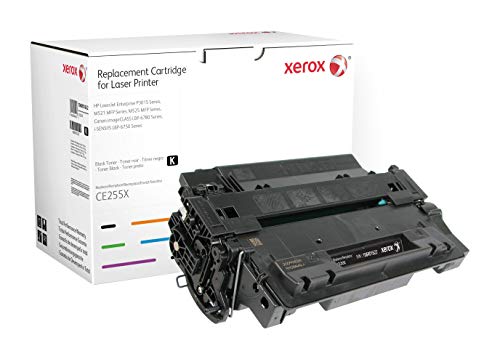 Xerox Replacement Cartridge for CE255X HP LaserJet P3010, P3015, P3015d, P3015dn, P3015x, P3016 With Page yield of 17700 at 5% coverage Life Time Guarantee