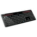 Logitech Wireless Solar K750 - Keyboard - wireless - 2.4 GHz - Nordic