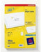 Best Value Avery Self Adhesive Parcel Shipping Labels, Inkjet Printers, 6 Labels Per A4 Sheet, 600 labels, QuickDRY (J8166)