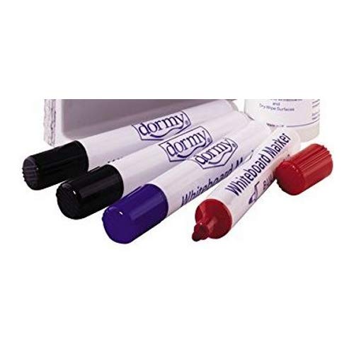 Best Value Dormy 902053 Office Drywipe Starter Kit of Drywipe Eraser and 100ml Cleaner and 4 Whiteboard Markers Assorted