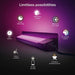 Philips Hue White and Color Ambiance Amarant - Light bar - LED - 20 W (equivalent 104 W) - 16 million colours - 2000-6500 K - black