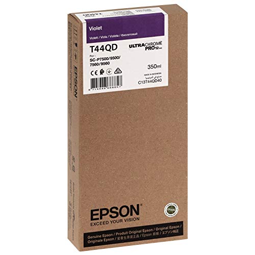 Epson T44QD - 350 ml - violet - original - ink cartridge - for SureColor P7560, P9560, SC-P7500, SC-P7500 Spectro, SC-P9500, SC-P9500 Spectro