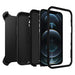 OtterBox Defender Series - ProPack Packaging - back cover for mobile phone - rugged - polycarbonate, synthetic rubber - black - for Apple iPhone 12 Pro Max