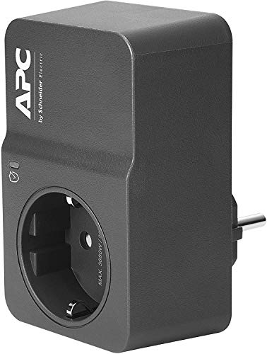 APC SurgeArrest - Surge protector - AC 230 V - output connectors: 1 - Germany - black