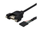 StarTech 1 ft Panel Mount USB Cable