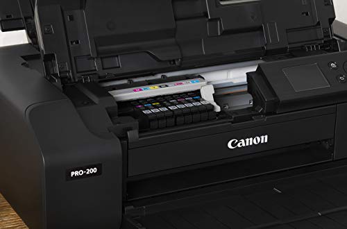 Canon PIXMA PRO-200 - Printer - colour - ink-jet - A3 Plus up to 1.5 min/page (colour) - capacity: 100 sheets - USB 2.0, LAN, Wi-Fi(n)