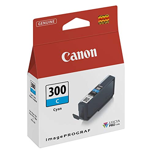 Canon PFI-300 C - Cyan - original - ink tank - for imagePROGRAF PRO-300