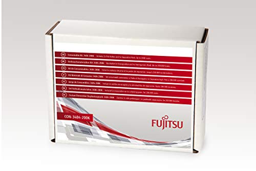 Fujitsu/PFU Consumable Kit: 3484-200K For fi-4120C2, fi-4220C2, fi-5120C, fi-5220C, fi-6010N. Includes 2x Pick Rollers and 4x Separation Pads. Estimated Life: Up to 200K scans.