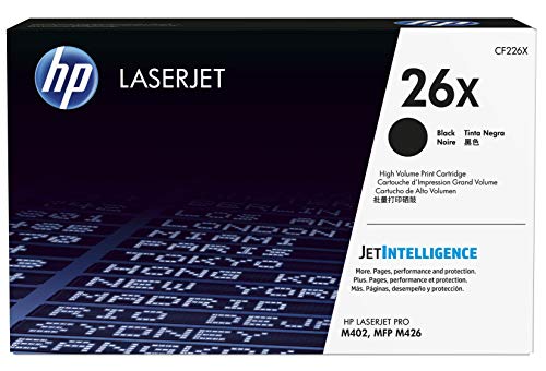 Best Value HP CF226X 26X High Yield Original LaserJet Toner Cartridge, Black, Pack of 1