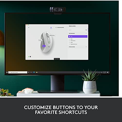 Logitech Signature M650 RF Wireless Bluetooth Optical 5 Buttons 2000 DPI Mouse Off White