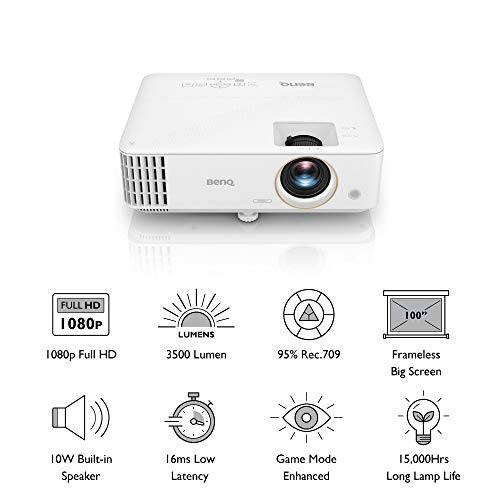 BenQ TH585 - DLP projector - portable - 3D - 3500 ANSI lumens - Full HD (1920 x 1080) - 16:9 - 1080p