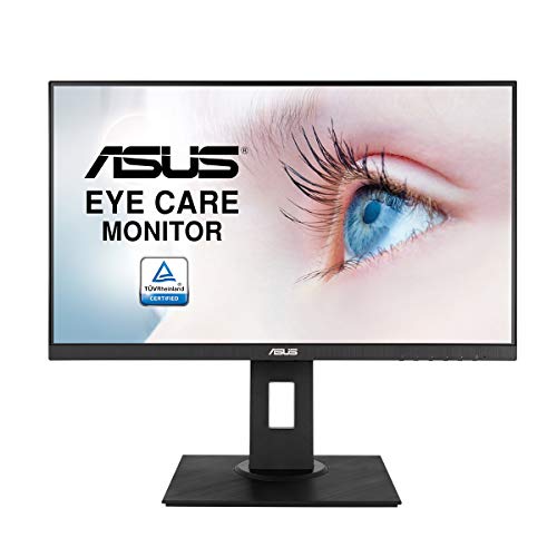 ASUS VA24DQLB - LED monitor - 23.8" - 1920 x 1080 Full HD (1080p) - IPS - 250 cd/m - 1000:1 - HDMI, VGA, DisplayPort - black