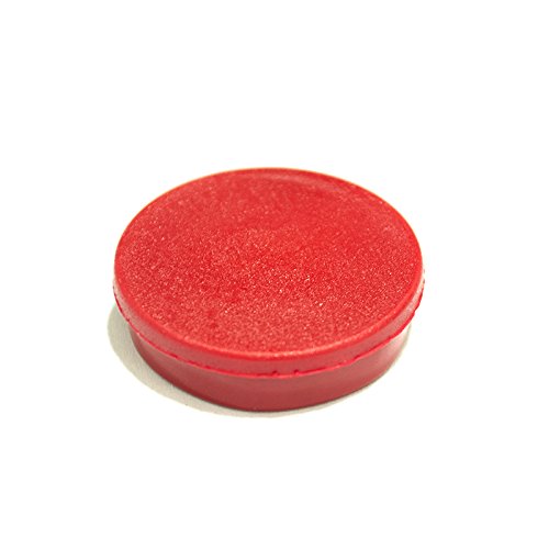 Best Value Bi-Silque 10 mm Round Magnet - Red (Pack of 10)