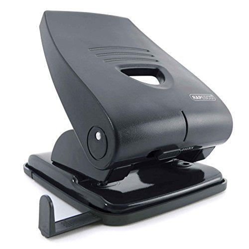 Rapesco Germ Savvy Heavy Duty 2 Hole Punch 40 Sheet Black