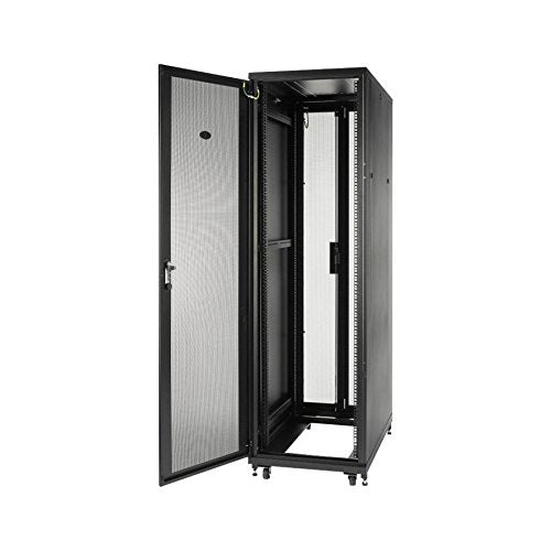 NetShelter SV 48U 600mm Wide x 1200mm Deep Enclosure with Sides Black. Size (WxDxH: 60 cm x 120 cm x 232.4 cm) May require special handling and delivery can take up to 3 days due to the size. Check with sales.