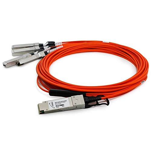 Cisco Direct-Attach Active Optical Cable - Network cable - QSFP (M) to SFP+ (M) - 1 m - active - beige - for Nexus 2348, 31XX, 93XX, 93XXX, X97160, X9736, ONE Nexus 32XX, 92XX, 93XXX, UCS C4200