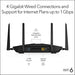 NETGEAR Nighthawk AX5 RAX43 - Wireless router - 4-port switch - GigE - 802.11a/b/g/n/ac/ax - Dual Band