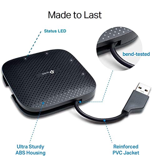 TP-Link UH400 - Hub - 4 x SuperSpeed USB 3.0 - desktop